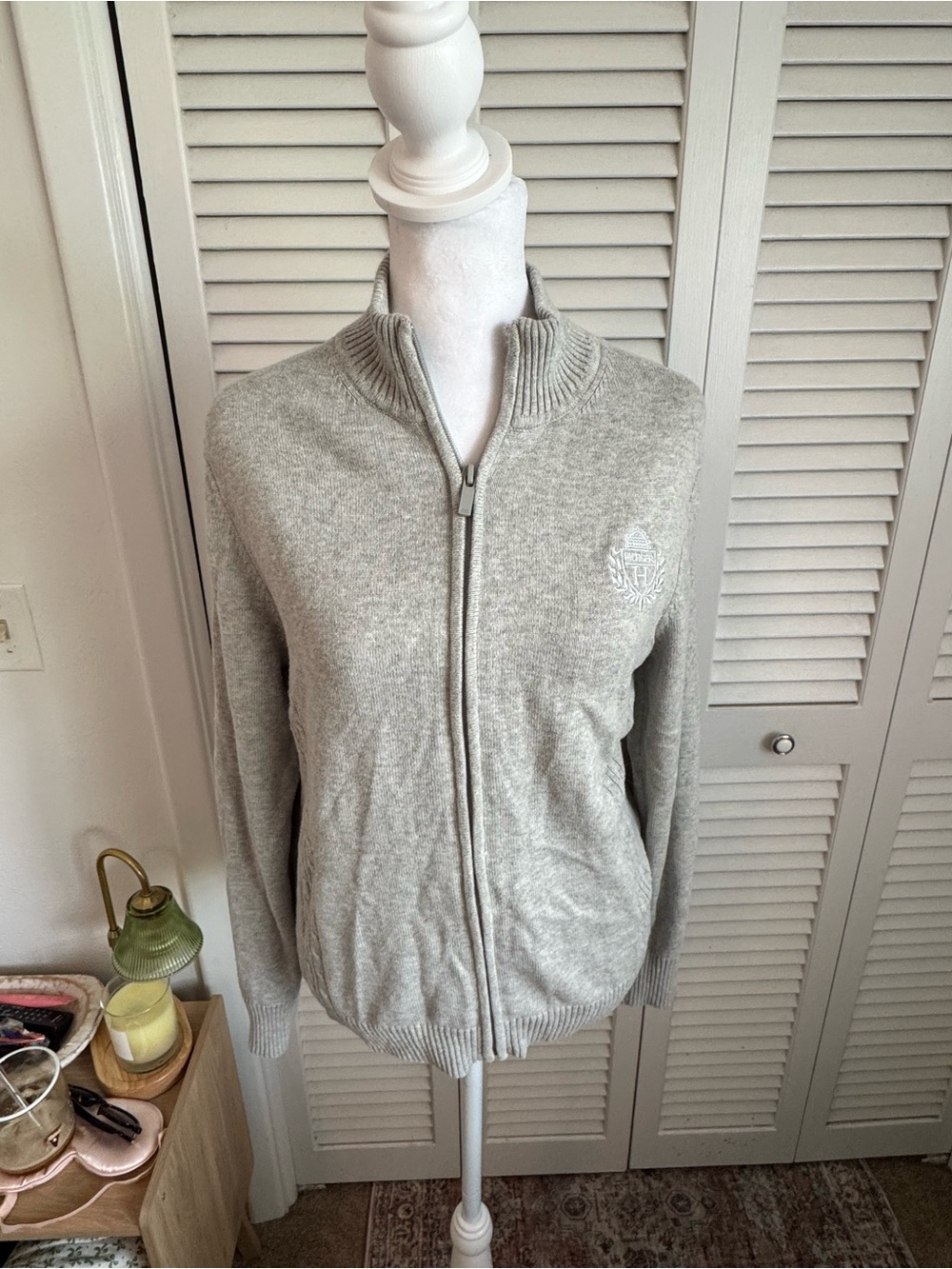 Tommy Hilfiger Light Gray Crewneck Sweater